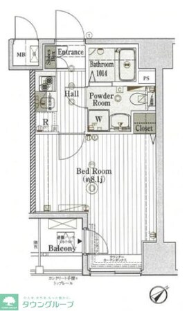 レガスタ東向島の物件間取画像